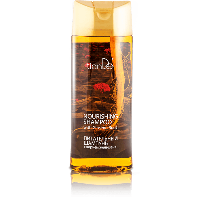tianDe Vyživující šampon s kořenem Ženšenu 450 ml