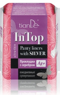 Tiande dámské slipové vložky se stříbrem InTop, super tenké (20 ks)