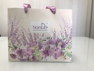 Papírová taška "Něžná orchidej"  (200*250*100 mm)